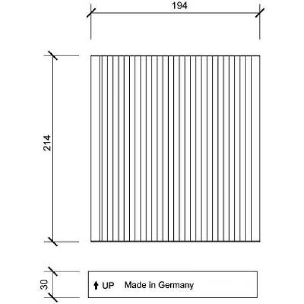 Interieurfilter Diederichs DCI0143