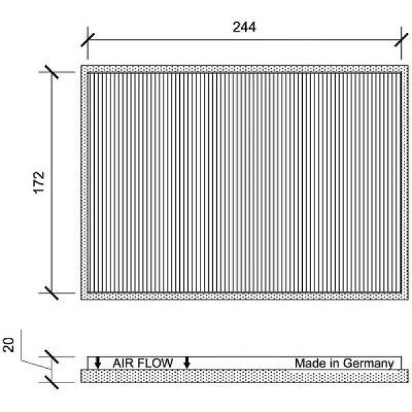 Interieurfilter Diederichs DCI0161