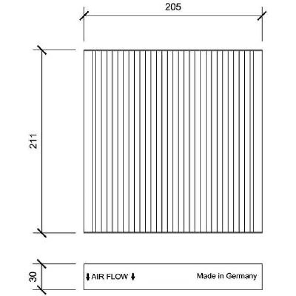 Interieurfilter Diederichs DCI0198