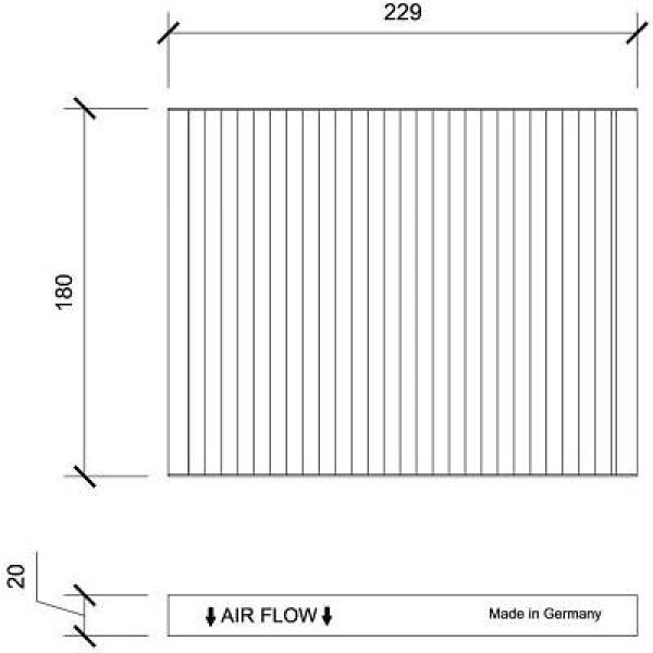 Interieurfilter Diederichs DCI0201