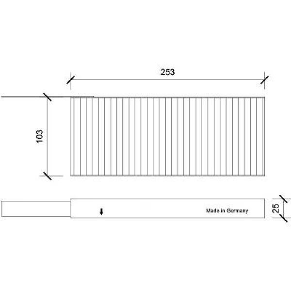 Interieurfilter Diederichs DCI0225S