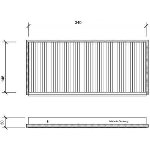 Interieurfilter Diederichs DCI1006