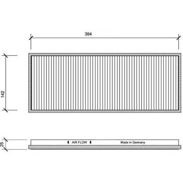 Interieurfilter Diederichs DCI1009