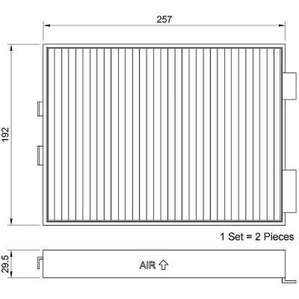 Interieurfilter Diederichs DCI1037S