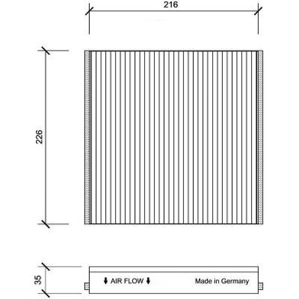 Interieurfilter Diederichs DCI1076