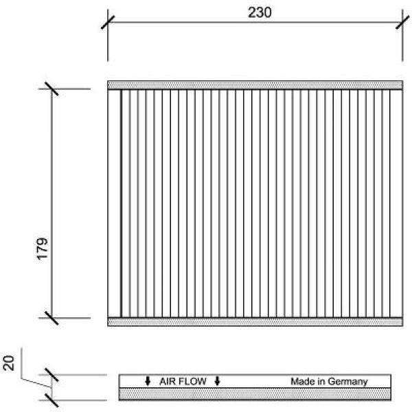 Interieurfilter Diederichs DCI1090