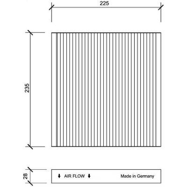 Interieurfilter Diederichs DCI1106