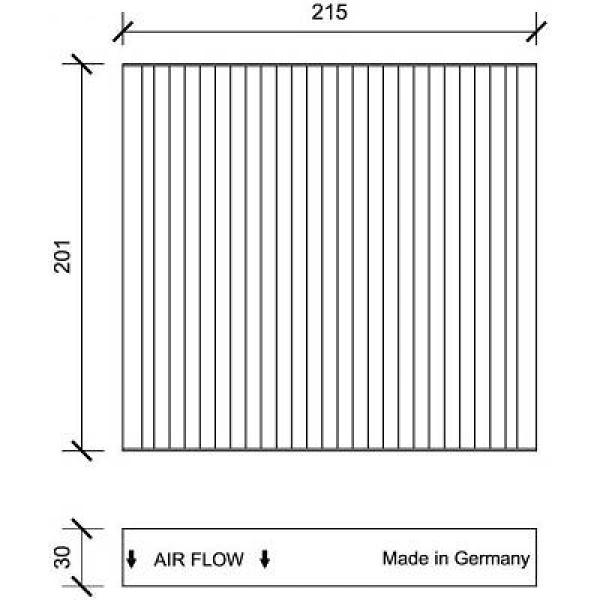 Interieurfilter Diederichs DCI1109