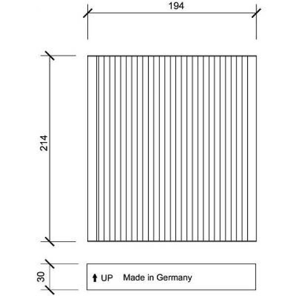 Interieurfilter Diederichs DCI1143