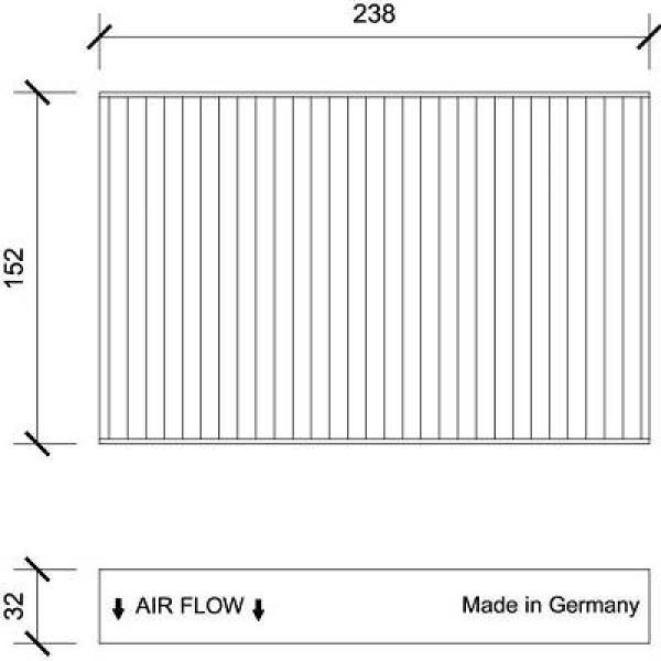 Interieurfilter Diederichs DCI1209