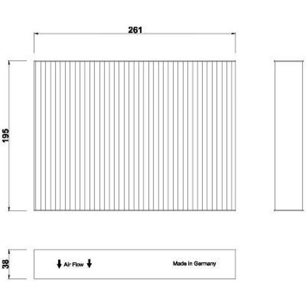 Interieurfilter Diederichs DCI1267