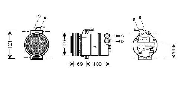 Airco compressor Diederichs DCK1399