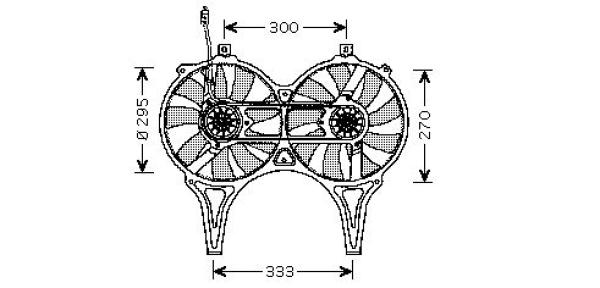 Ventilator aircocondensor Diederichs DCL1017