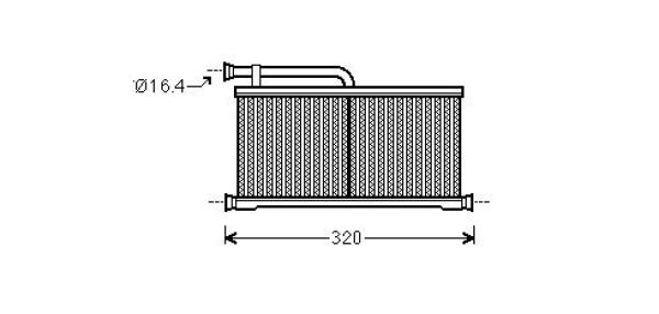 Kachelradiateur Diederichs DCM1023