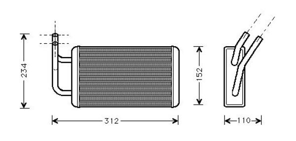 Kachelradiateur Diederichs DCM1098