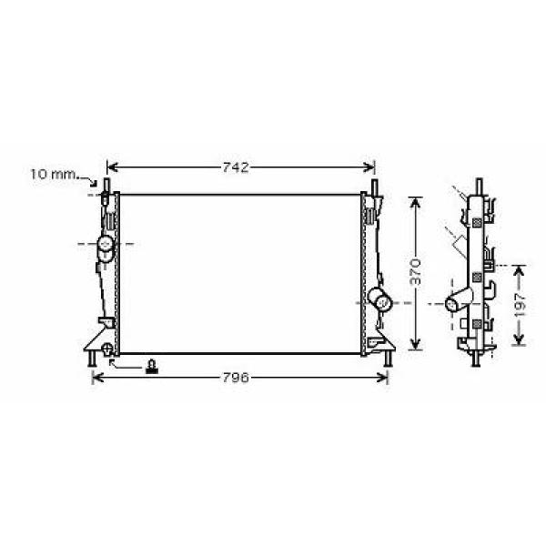 Radiateur Diederichs DCM2079