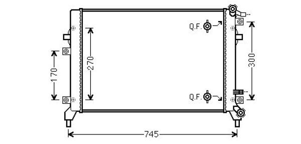 Radiateur Diederichs DCM3470