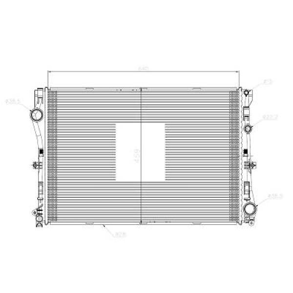 Radiateur Diederichs DCM3863