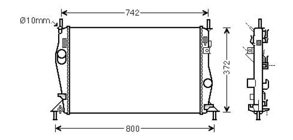 Radiateur Diederichs DCM3924