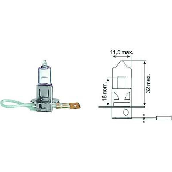 Gloeilamp, bochtenlicht Diederichs LID10016