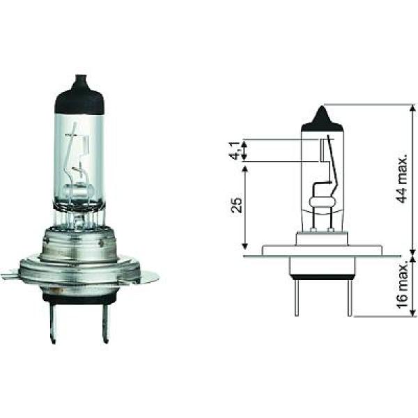 Gloeilamp, dagrijlicht Diederichs LID10019