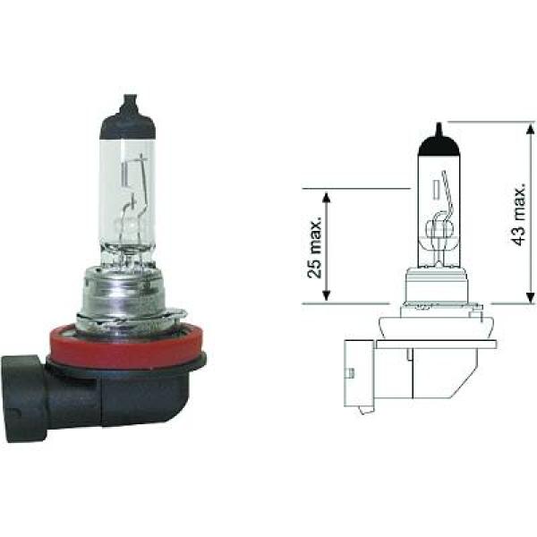 Gloeilamp, bochtenlicht Diederichs LID10040