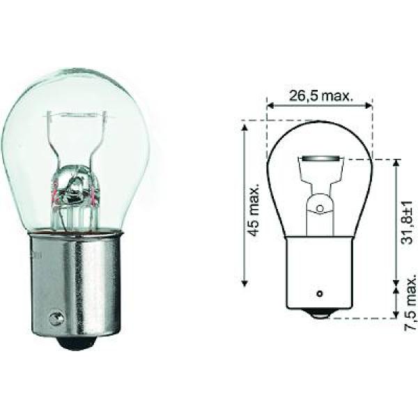 Gloeilamp, dagrijlicht Diederichs LID10046