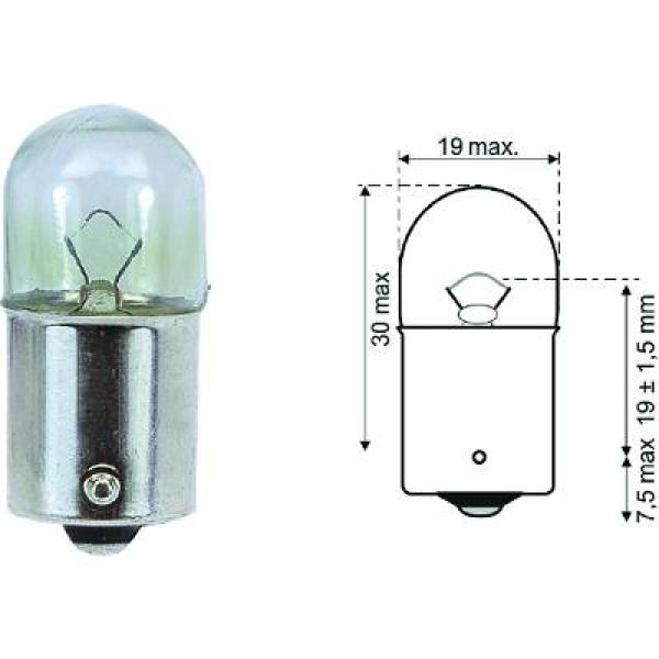 Gloeilamp, interieurverlichting Diederichs LID10058