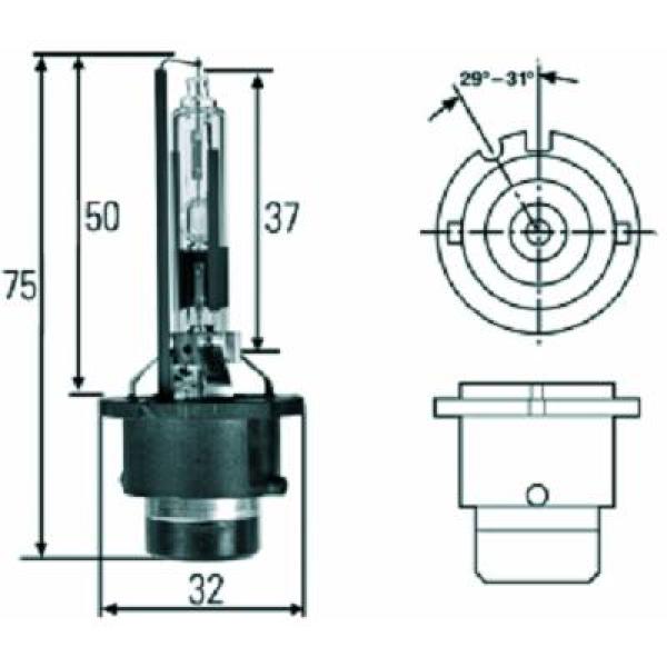 Gloeilamp, verstraler Diederichs LID10075