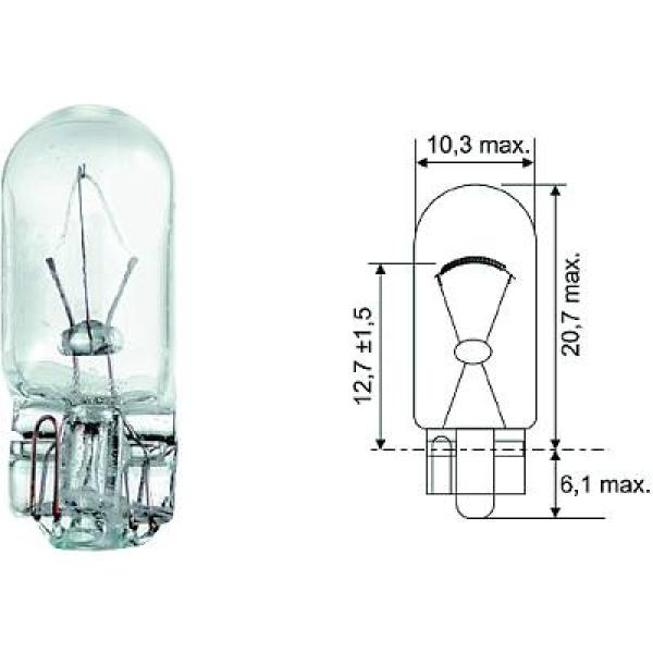 Gloeilamp, deur licht Diederichs LID10078