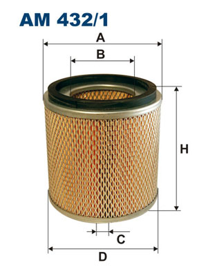 Luchtfilter Filtron AM 432/1