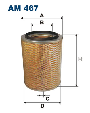 Luchtfilter Filtron AM 467