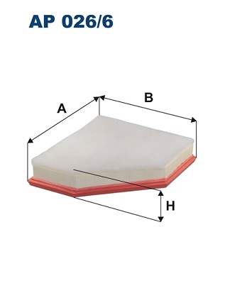 Luchtfilter Filtron AP 026/6