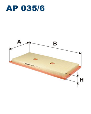 Luchtfilter Filtron AP 035/6