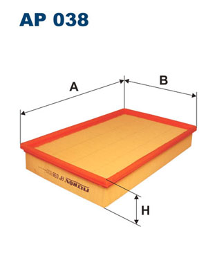 Luchtfilter Filtron AP 038