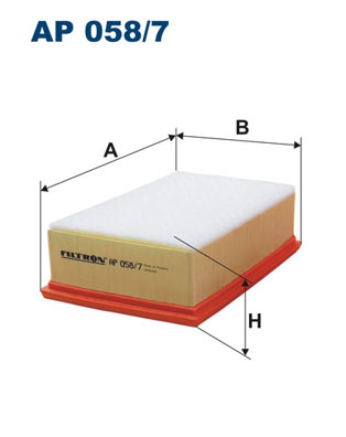 Luchtfilter Filtron AP 058/7