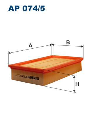 Luchtfilter Filtron AP 074/5