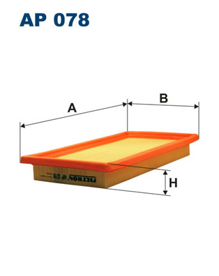 Luchtfilter Filtron AP 078