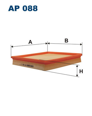 Luchtfilter Filtron AP 088