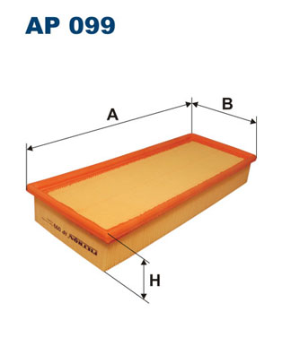 Luchtfilter Filtron AP 099