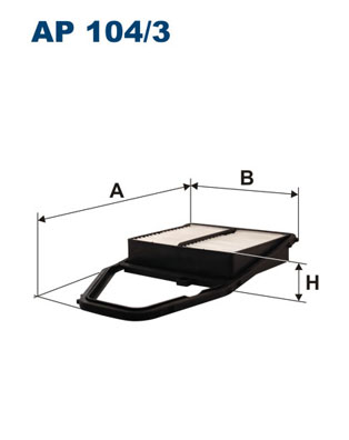 Luchtfilter Filtron AP 104/3