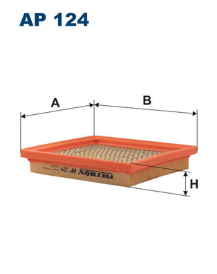 Luchtfilter Filtron AP 124