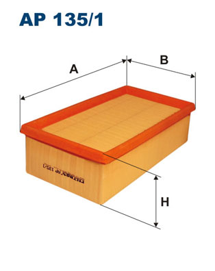 Luchtfilter Filtron AP 135/1