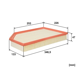 Luchtfilter Filtron AP 165/9