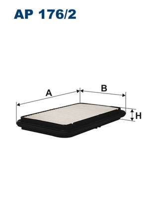 Luchtfilter Filtron AP 176/2