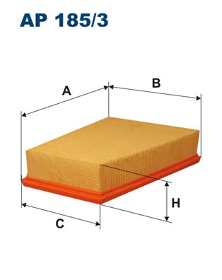 Luchtfilter Filtron AP 185/3