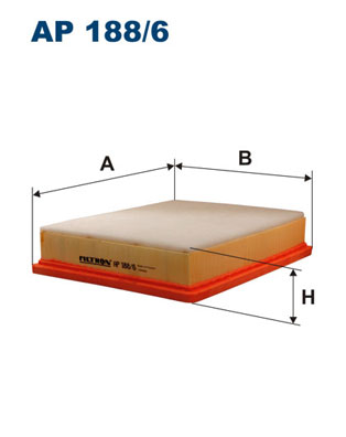 Luchtfilter Filtron AP 188/6