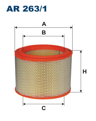 Luchtfilter Filtron AR 263/1