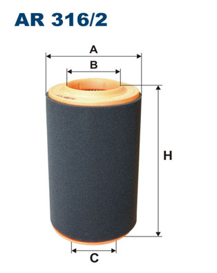 Luchtfilter Filtron AR 316/2