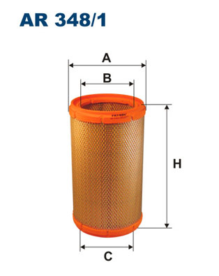 Luchtfilter Filtron AR 348/1